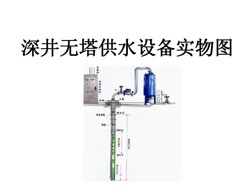 法库县井泵无塔式供水设备